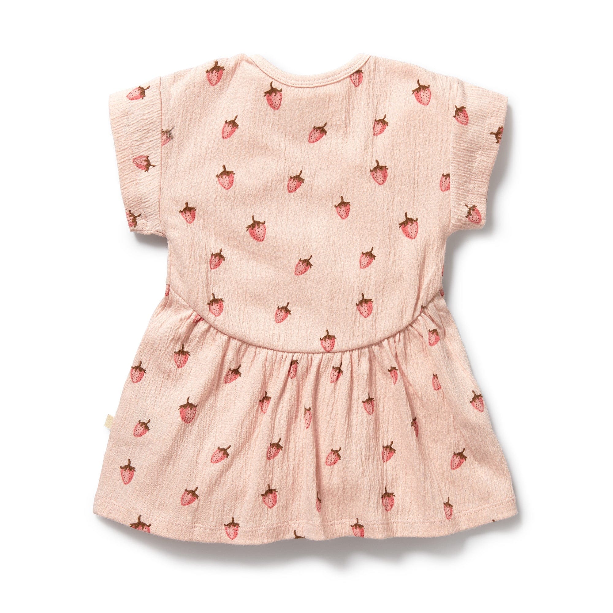 Wilson & Frenchy Girls Dress Strawberry Kisses Organic Dress