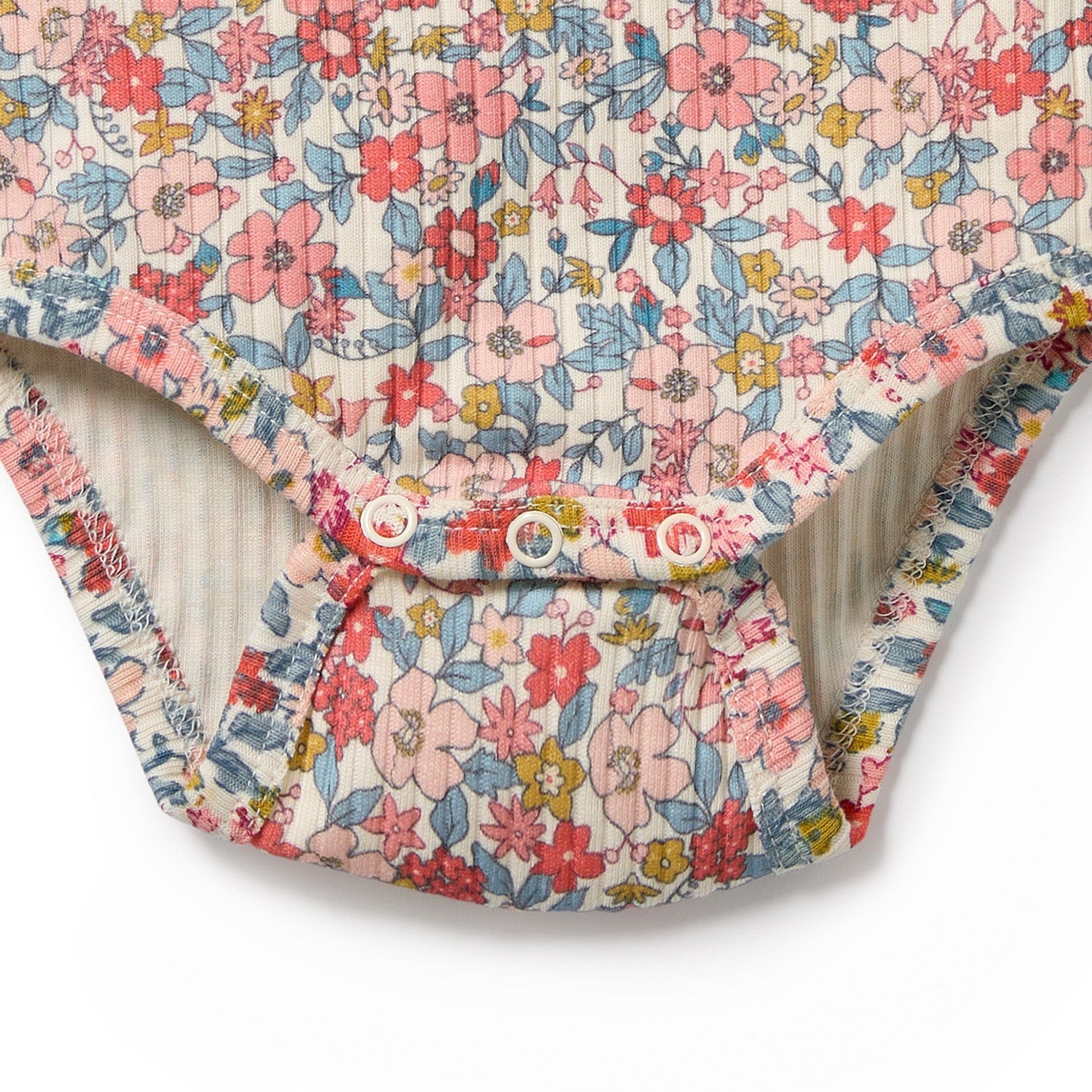 Wilson & Frenchy Girls Onesie Summer Bloom Organic Bodysuit