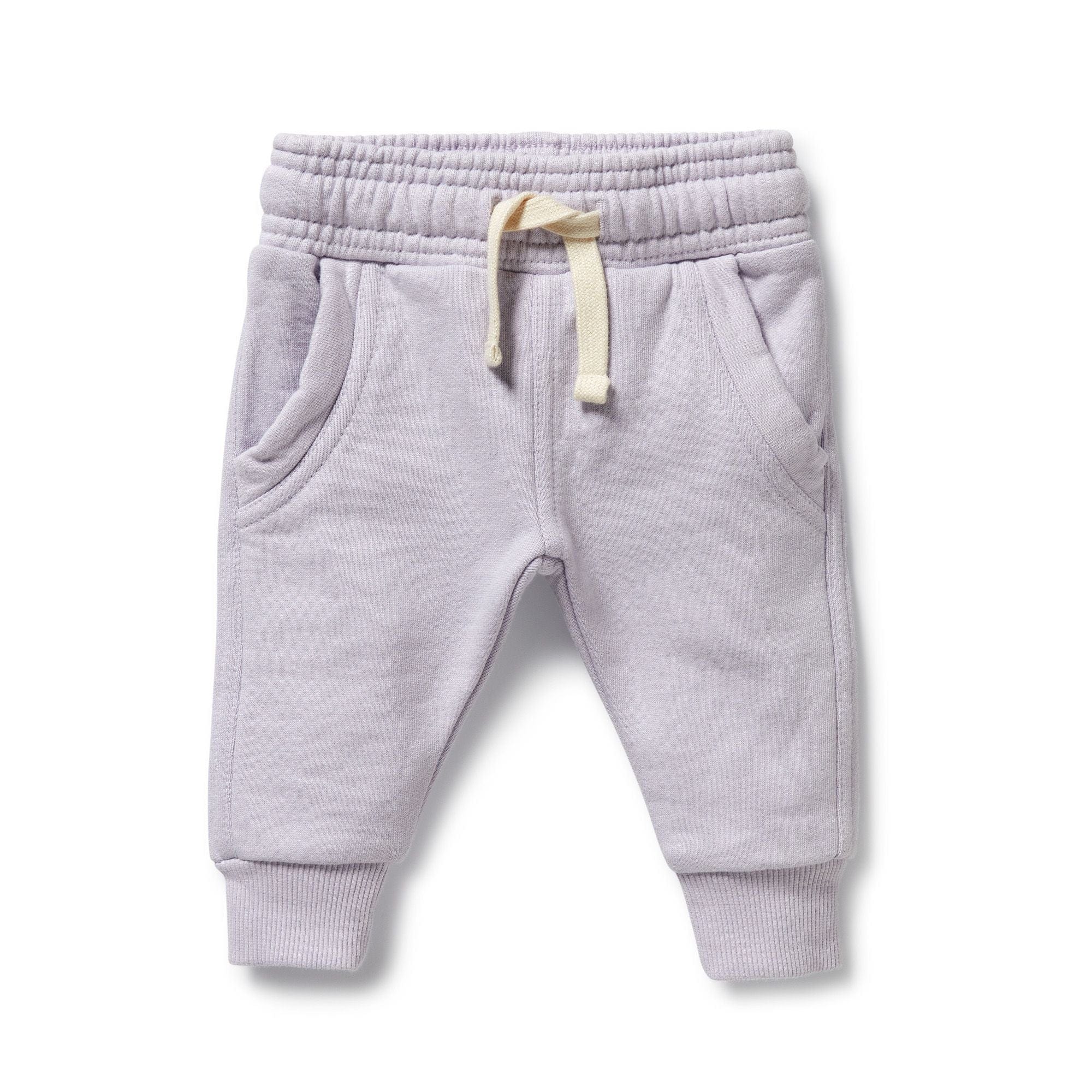 Wilson & Frenchy Girls Pants Lavender Organic Terry Sweat Pant