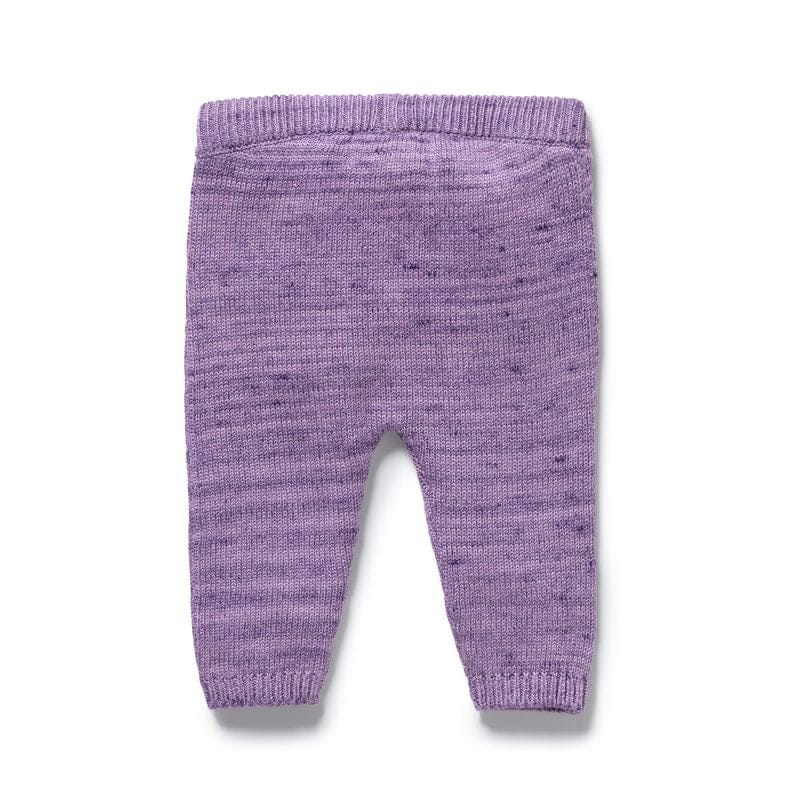Wilson & Frenchy Girls Pants Mulberry Organic Knitted Legging