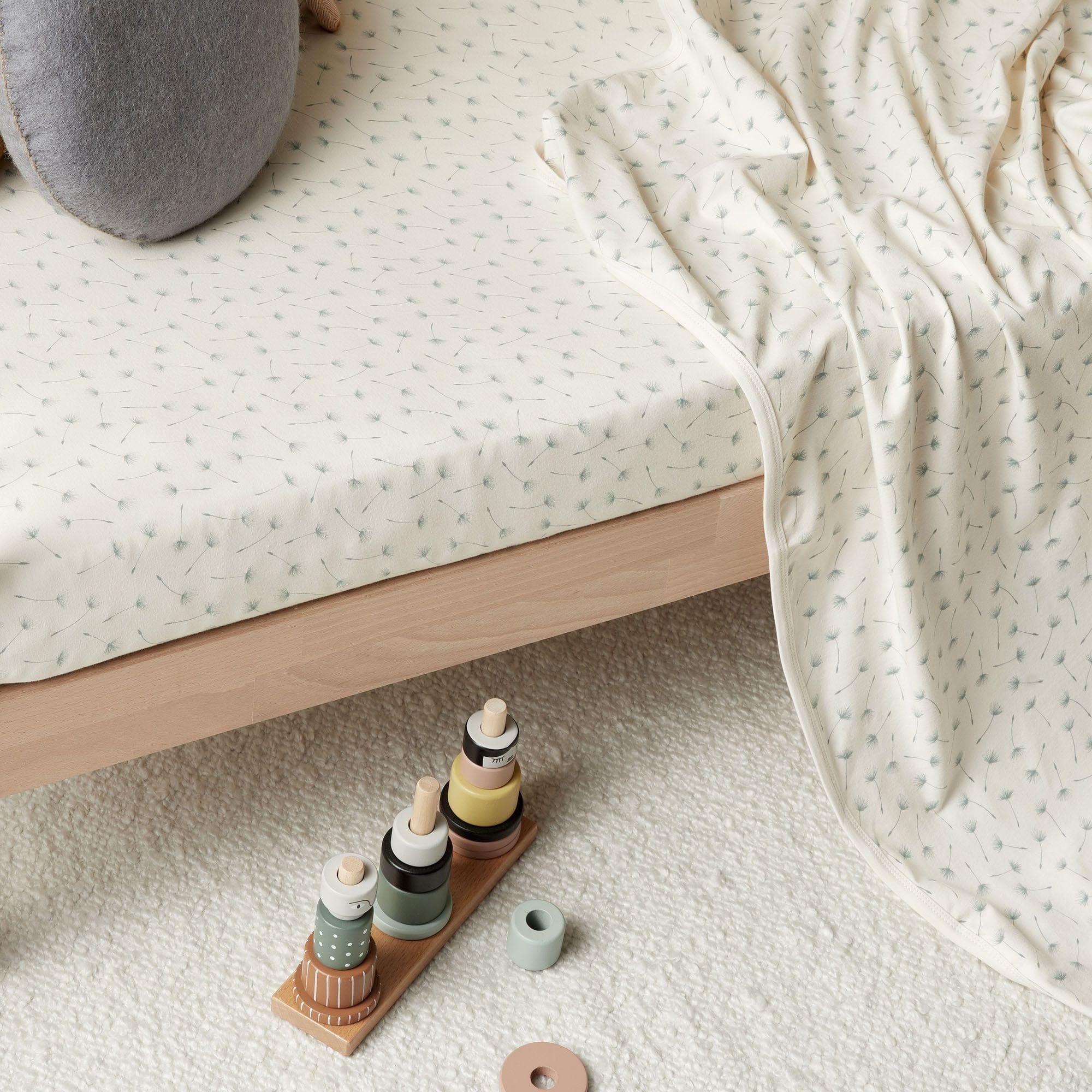 Wilson & Frenchy Linen Blankets Float Away Organic Cot Sheet