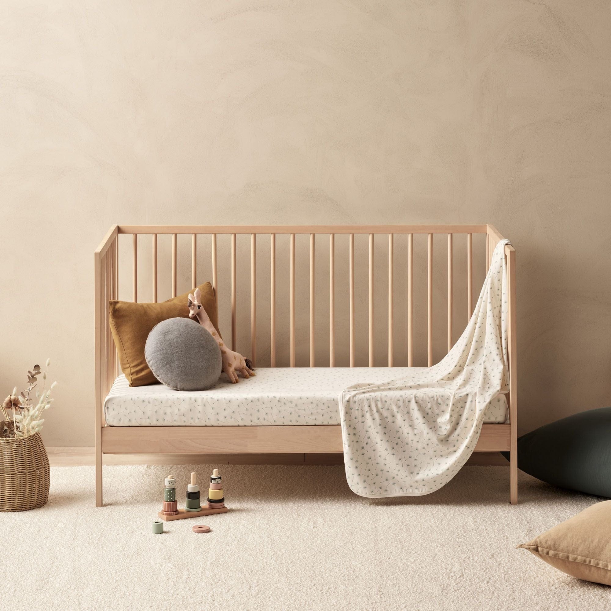 Wilson & Frenchy Linen Blankets Float Away Organic Cot Sheet