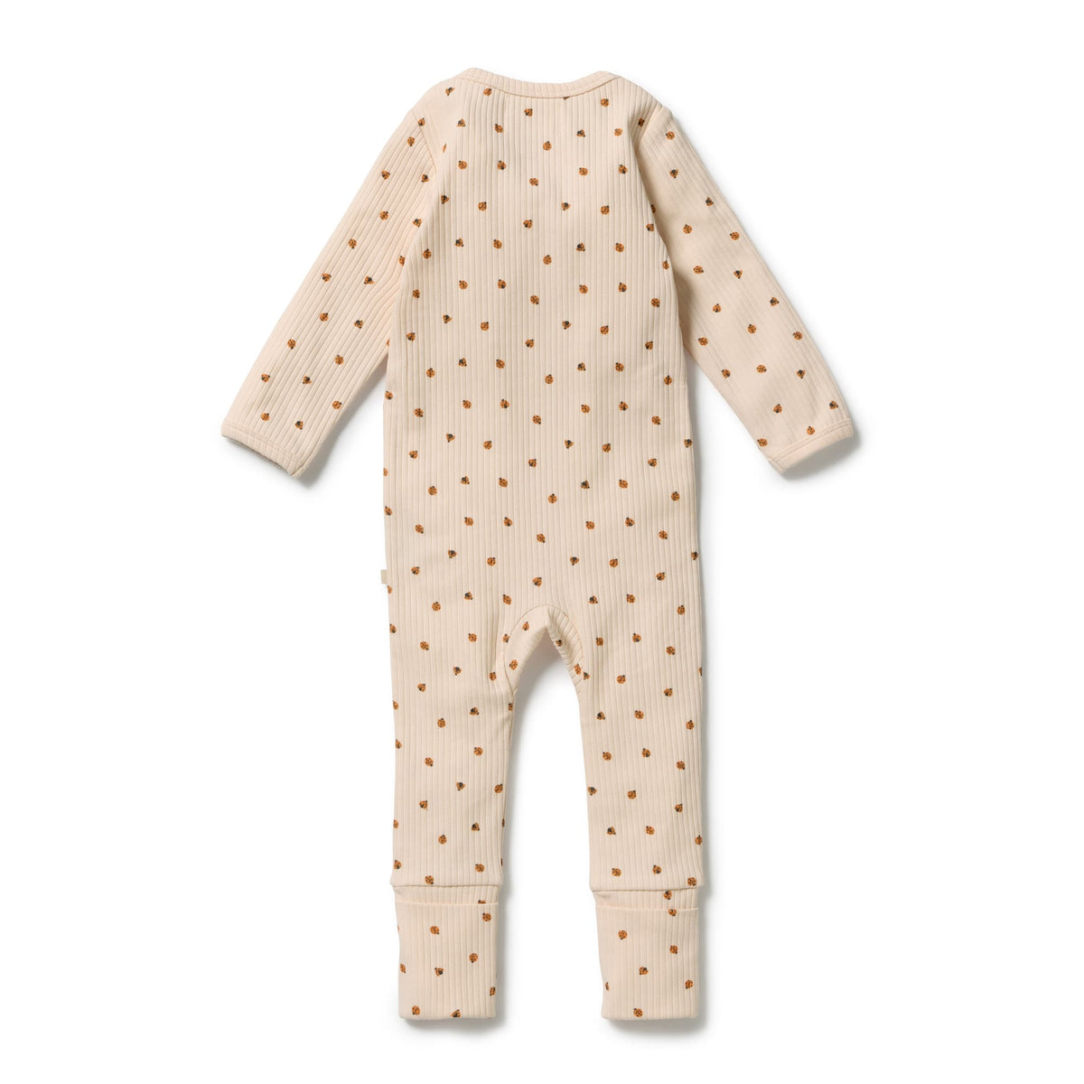 Wilson & Frenchy Unisex Onesie Little Lady Bugs Organic Zipsuit with Feet