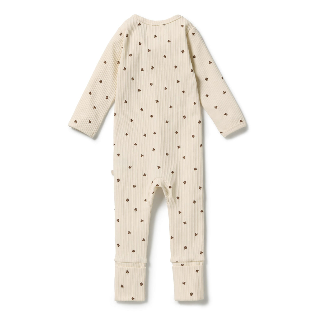 Wilson & Frenchy Unisex Onesie My Lucky Charm Organic Zipsuit with Feet