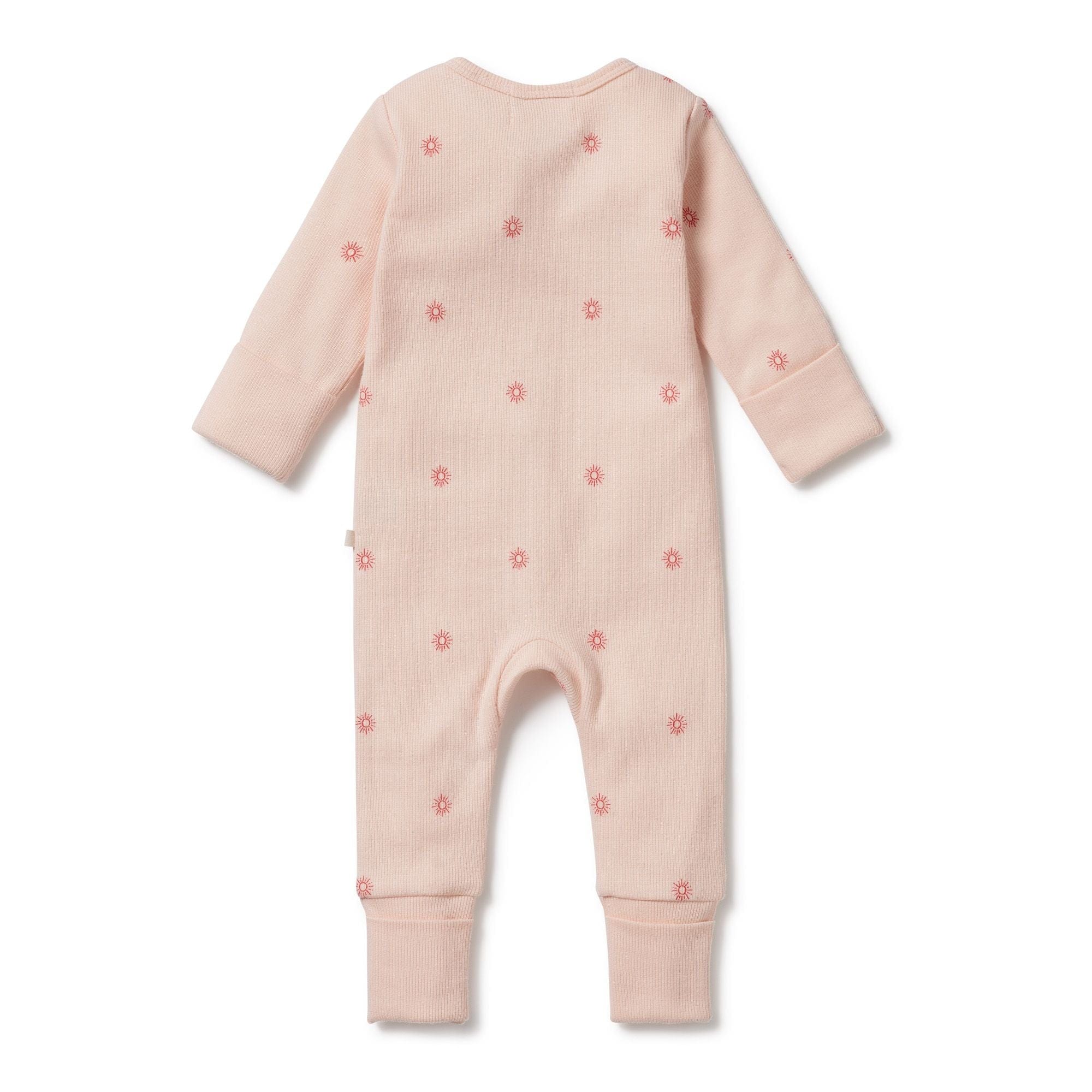 Wilson & Frenchy Unisex Onesie Petit Soleil Organic Zipsuit with Feet