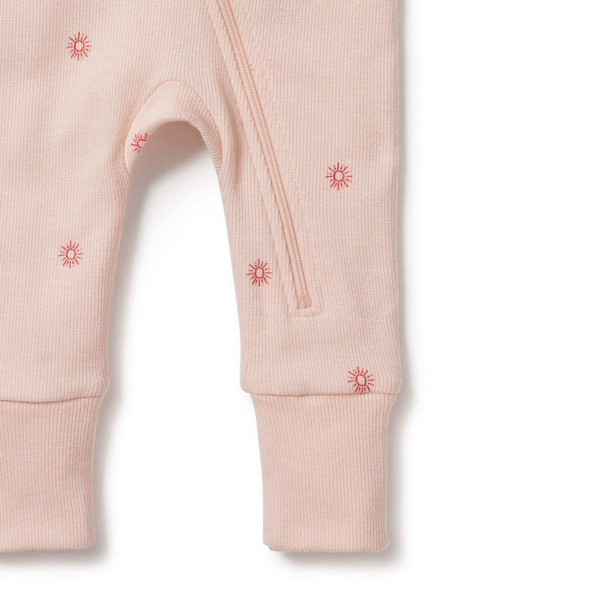 Wilson & Frenchy Unisex Onesie Petit Soleil Organic Zipsuit with Feet