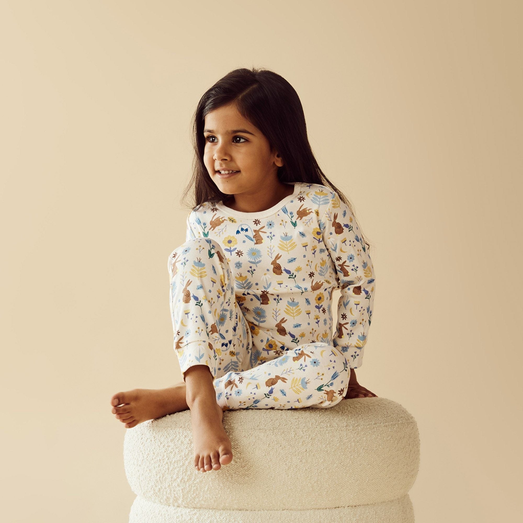 Wilson & Frenchy Unisex Sleepware Daisy Mae Organic Long Sleeved Pyjamas