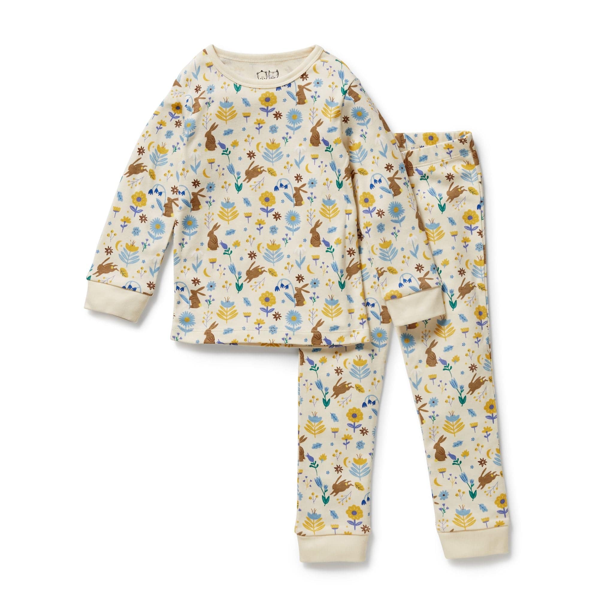 Wilson & Frenchy Unisex Sleepware Daisy Mae Organic Long Sleeved Pyjamas