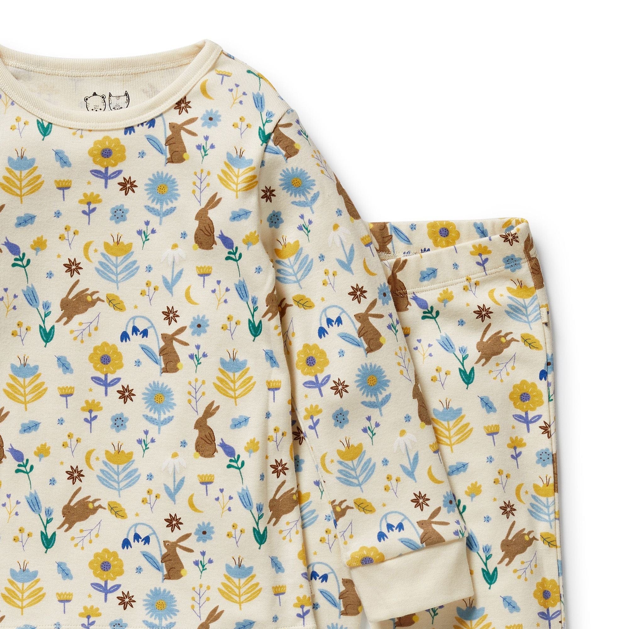Wilson & Frenchy Unisex Sleepware Daisy Mae Organic Long Sleeved Pyjamas