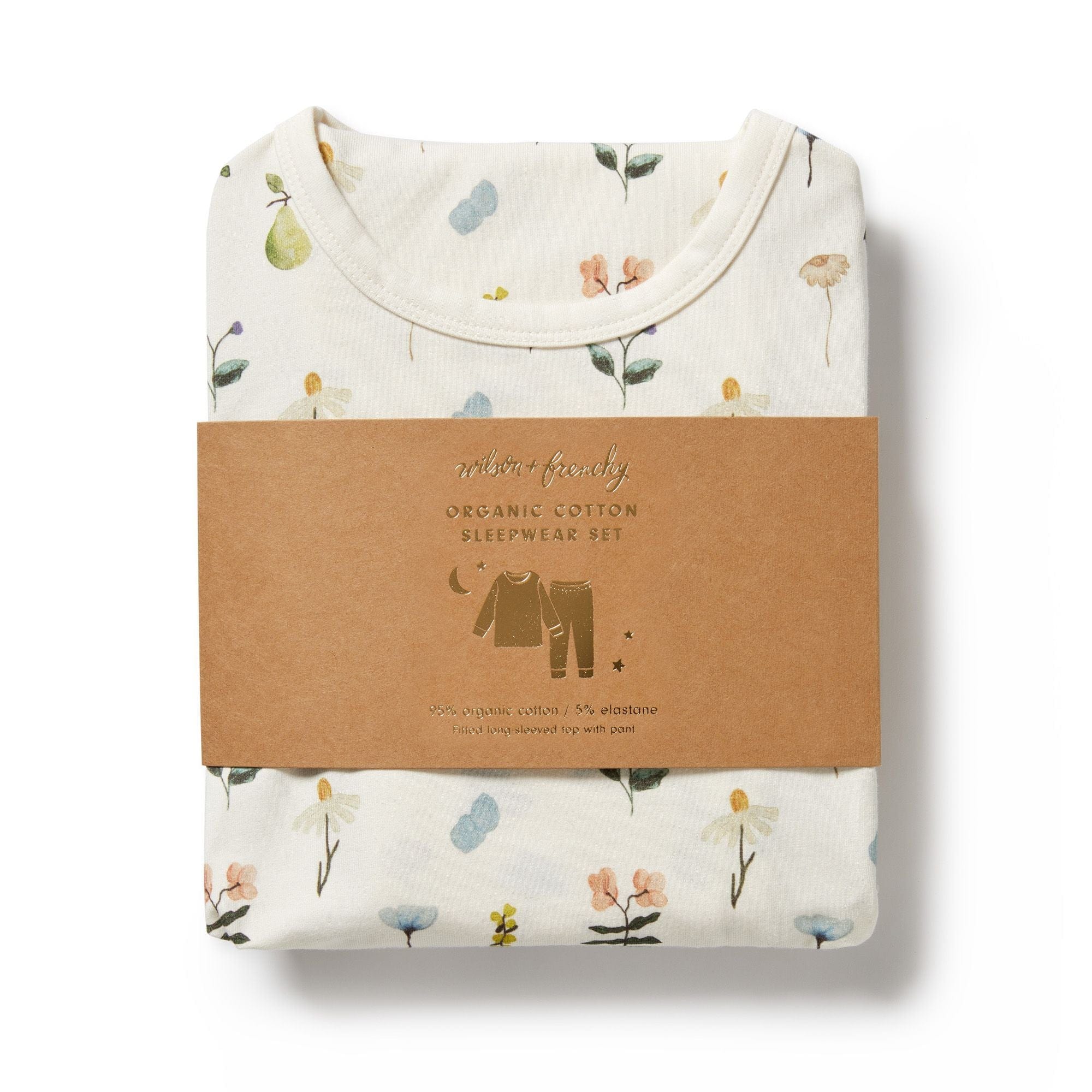 Wilson & Frenchy Unisex Sleepware Petit Garden Organic Long Sleeved Pyjamas