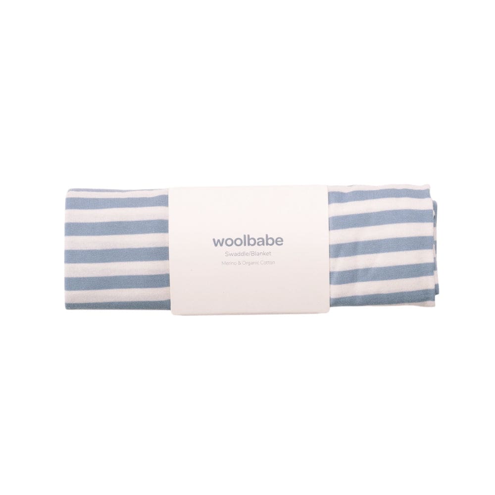 Woolbabe Accessory Blanket Merino/Organic Cotton Swaddle/Blanket - Glacier