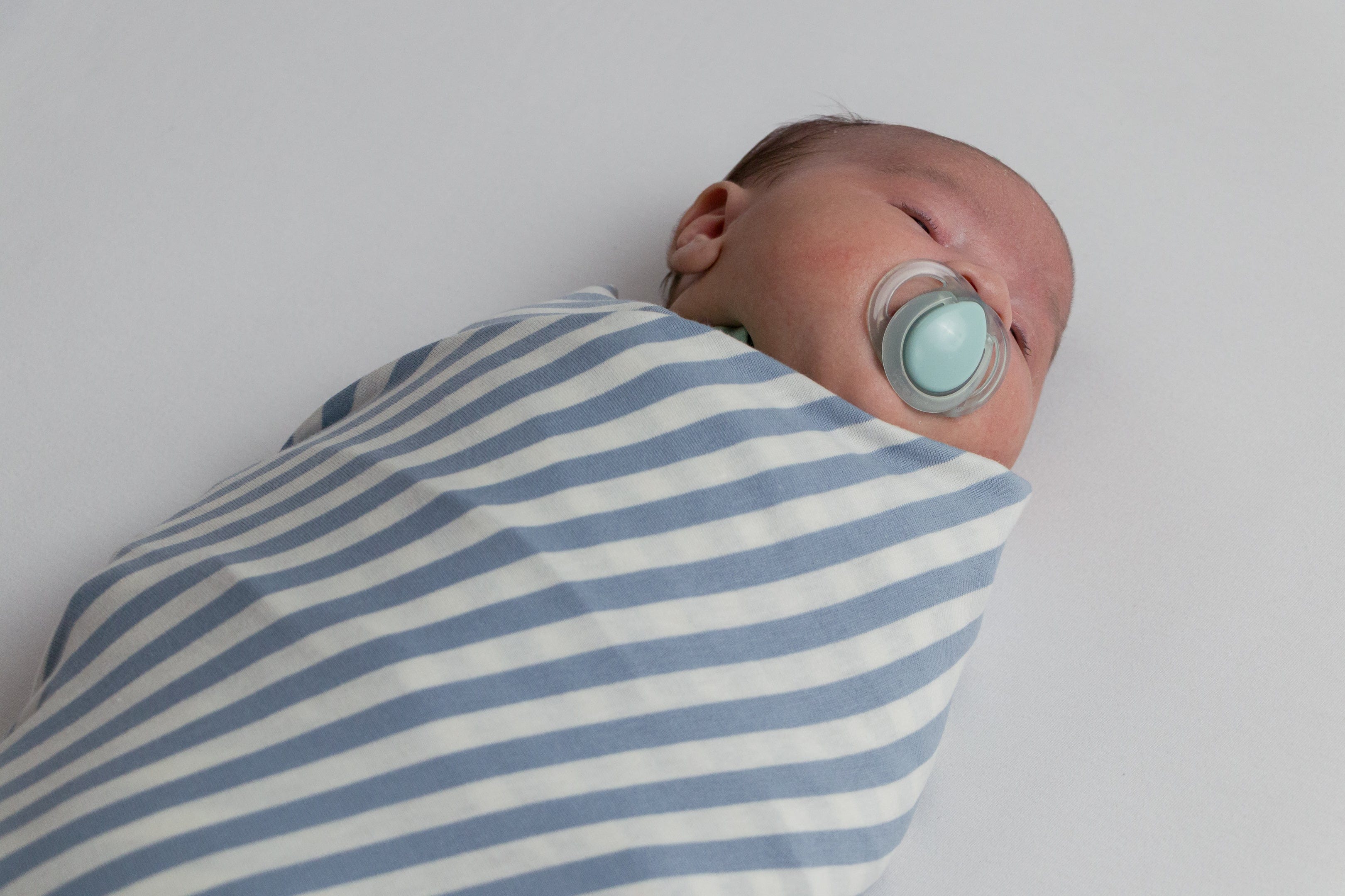 Woolbabe Accessory Blanket Merino/Organic Cotton Swaddle/Blanket - Glacier