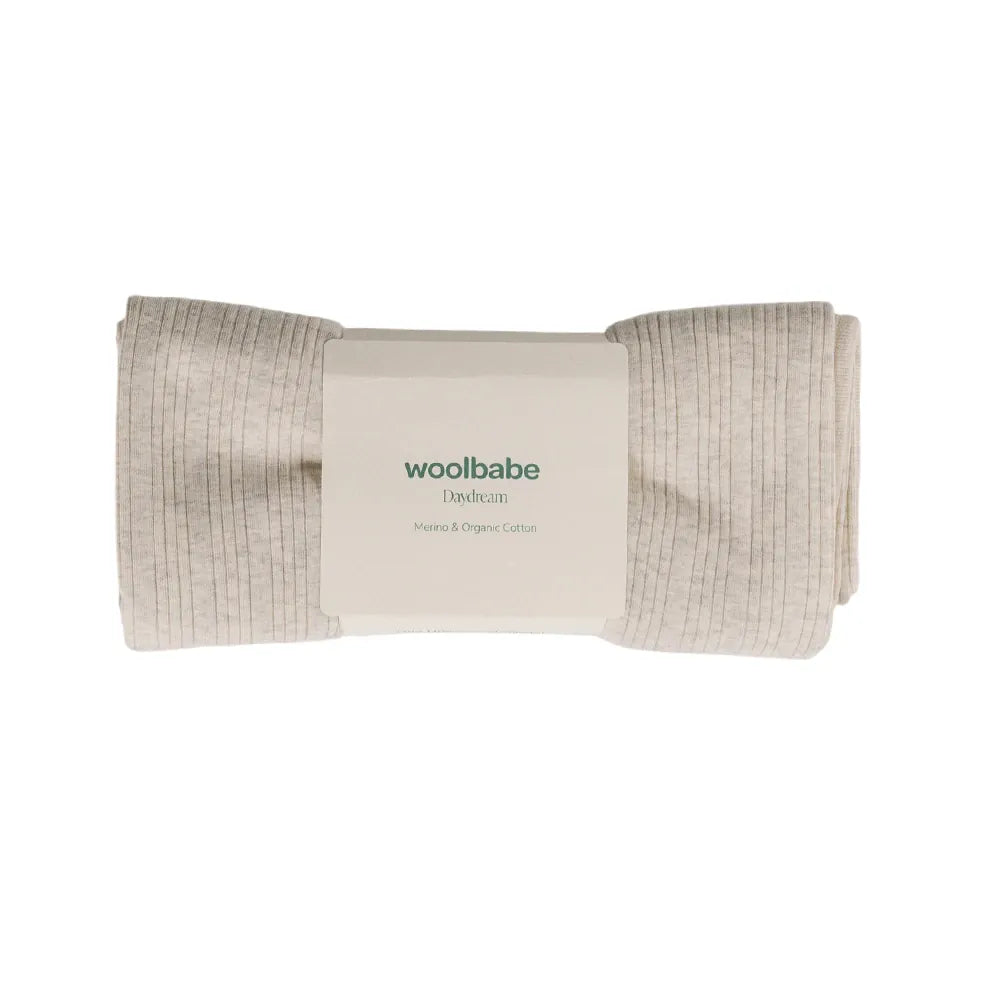 Woolbabe Accessory Blanket Organic Cotton/Merino Swaddle Blanket - Natural Marl