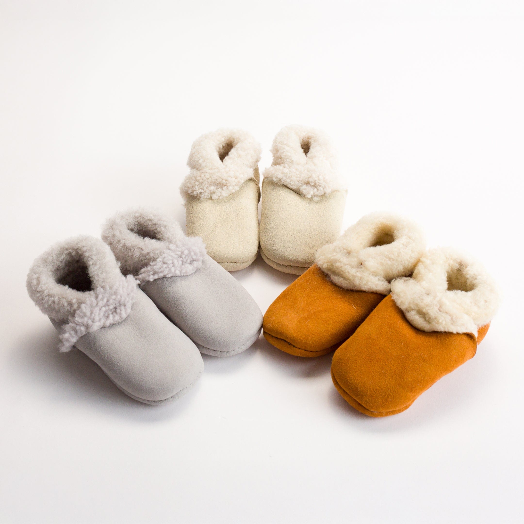 Woolbabe Accessory Socks Woolbabe Booties - Toetoe