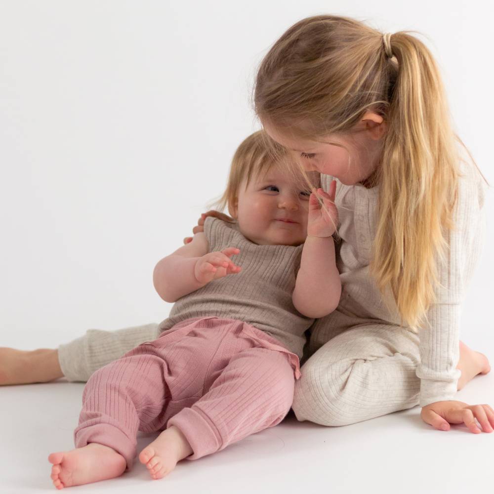 Woolbabe Girls Pants Organic Cotton/Merino Relaxed Pants