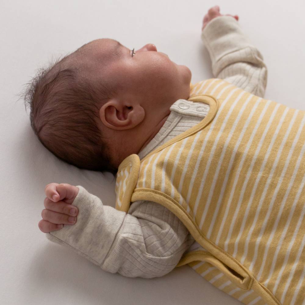 Woolbabe Linen 0-9M Mini 3-Seasons Sleeping Bag - Buttercup