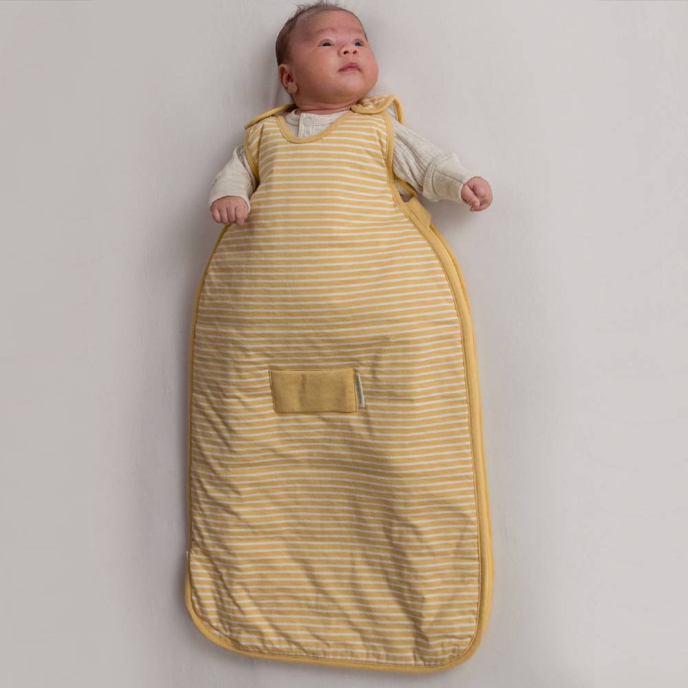 Woolbabe Linen 0-9M Mini 3-Seasons Sleeping Bag - Buttercup