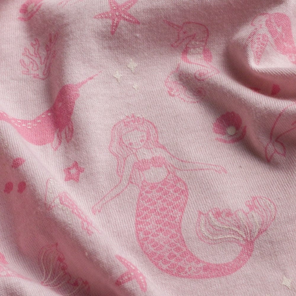 Woolbabe Linen 0-9M Mini 3-Seasons Sleeping Bag - Shell Mermaids