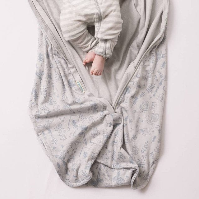 Woolbabe Linen 3-24M Woolbabe Summer Sleeping Bag - Pebble Wilderness
