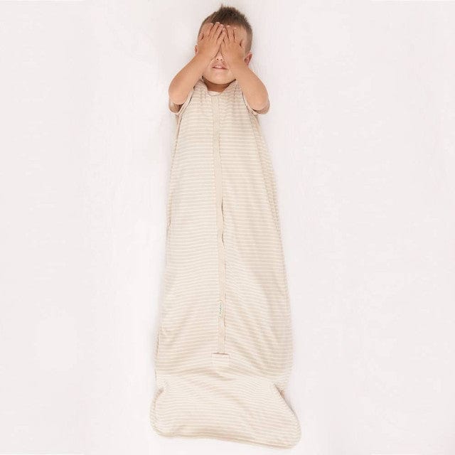 Woolbabe Linen Woolbabe 3 Seasons Front Zip Sleeping Bag - Dune