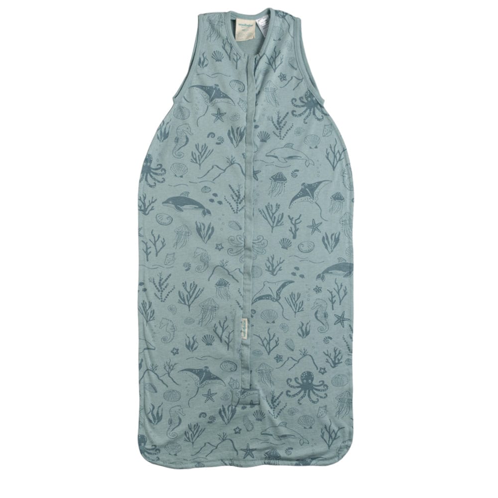 Woolbabe Linen Woolbabe Summer Sleeping Bag - Tide Seascape