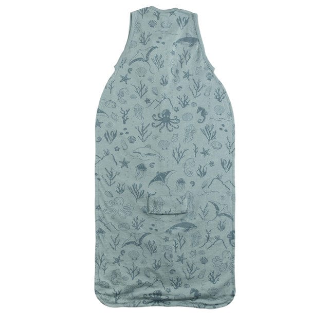 Woolbabe Linen Woolbabe Summer Sleeping Bag - Tide Seascape