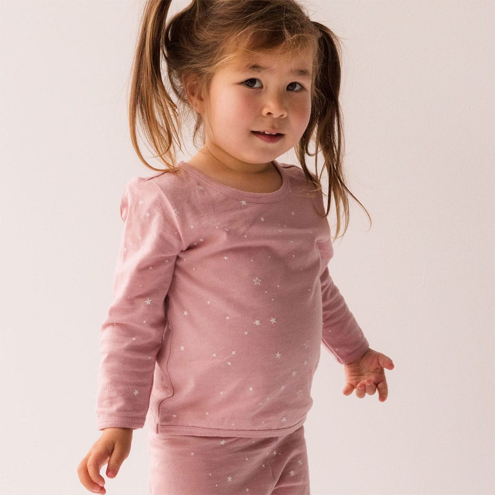 Woolbabe Unisex Sleepware Merino/Organic Cotton Winter Pyjamas - Dusk Stars
