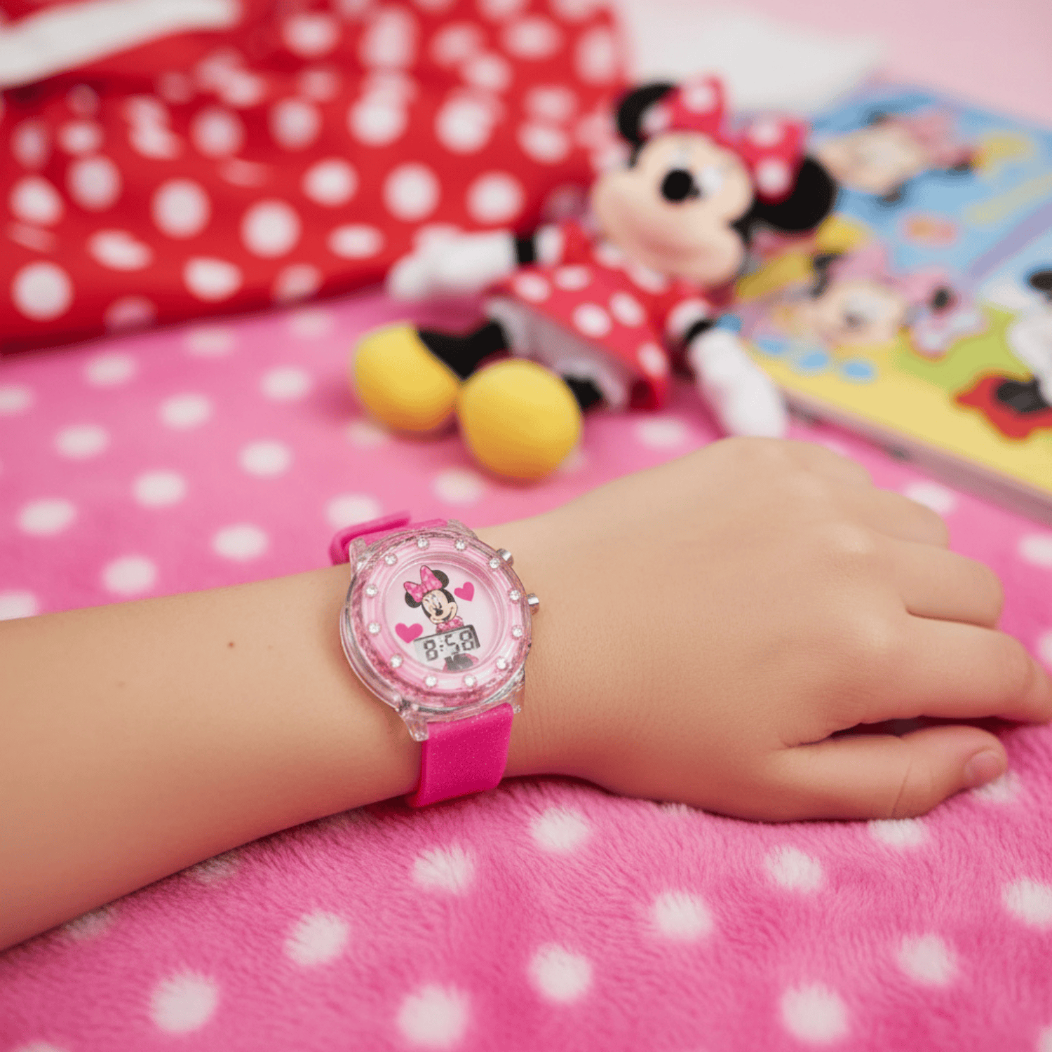You Monkey Girls Accessory Light Up Minnie Watch