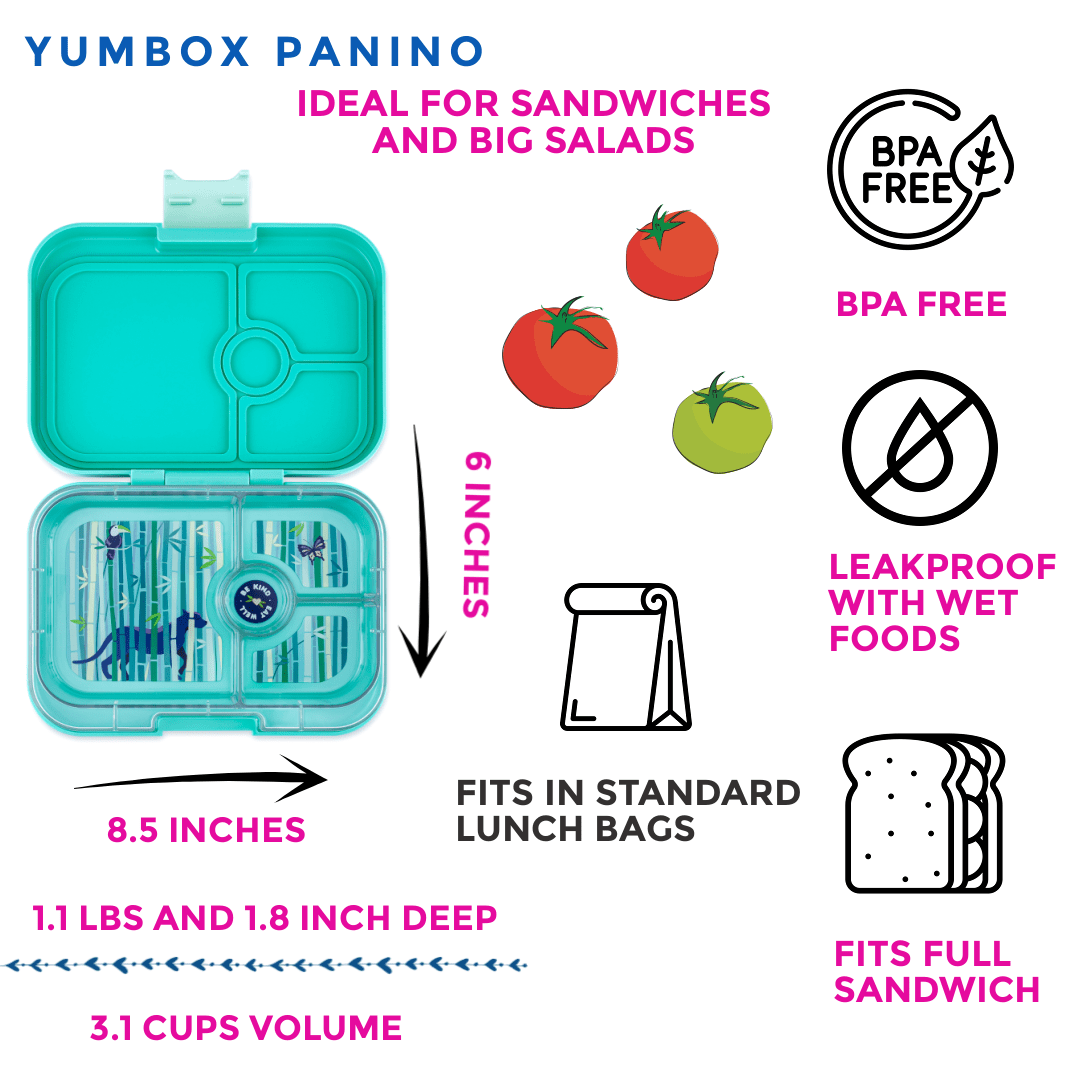 Yumbox Accessory Feeding Yumbox Panino - Tropical Aqua