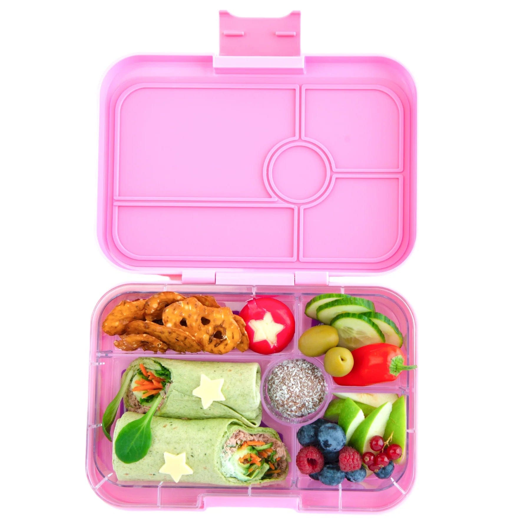 Yumbox Accessory Feeding Yumbox Tapas -Capri Pink (Bon Appetit Tray)
