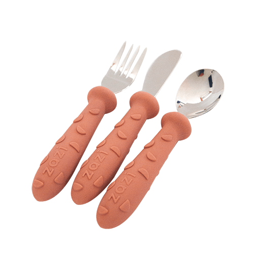 Zazi Accessory Feeding Blush Clever Cutlery