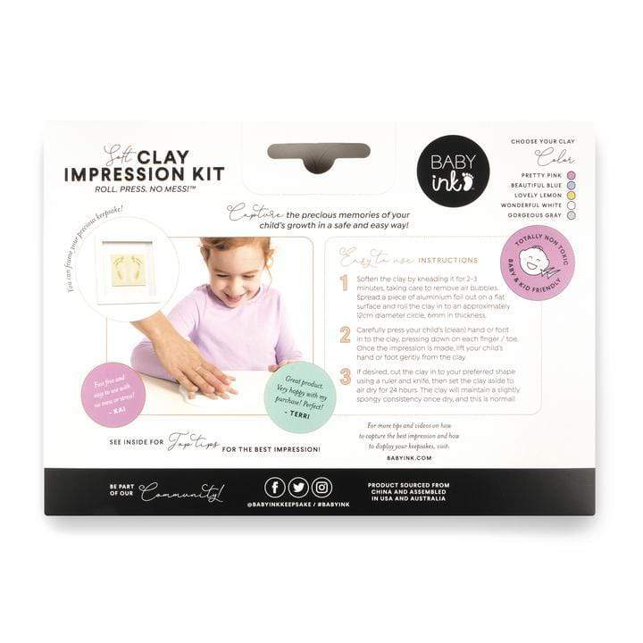 Baby Ink Baby Accessory BABYInk Soft Clay Impression Kit