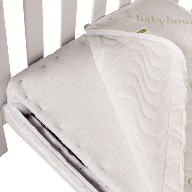 Babyhood Furniture Nursery Bamboo Bamboo Breathe Eze Mattress