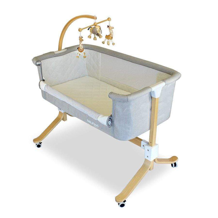 Babyhood Linen Grey Babyhood Co-Sleep Cradle