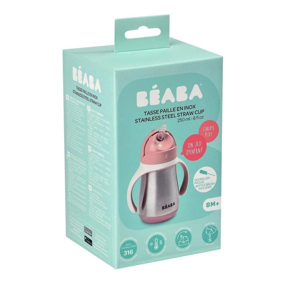 Beaba Accessory Feeding Beaba Stainless Steel Straw Cup 250ml