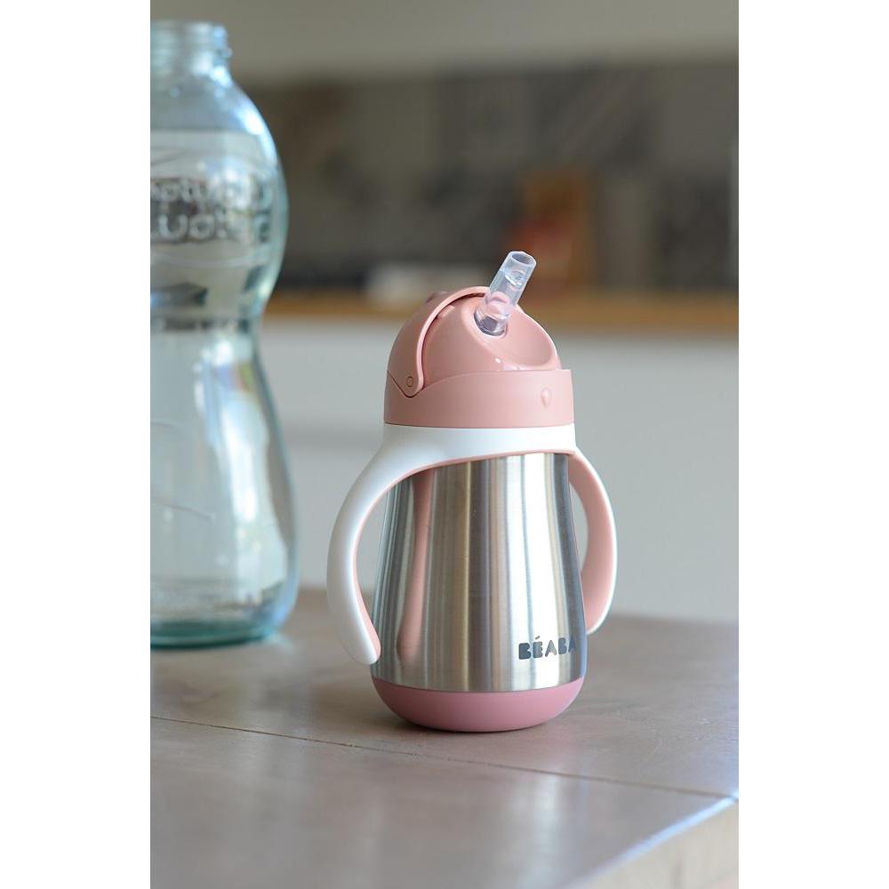Beaba Accessory Feeding Beaba Stainless Steel Straw Cup 250ml