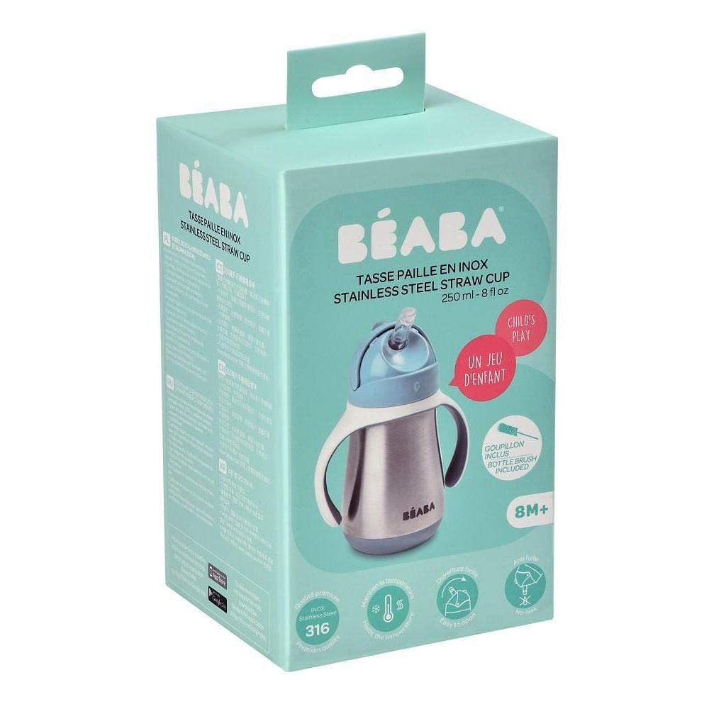 Beaba Accessory Feeding Beaba Stainless Steel Straw Cup 250ml