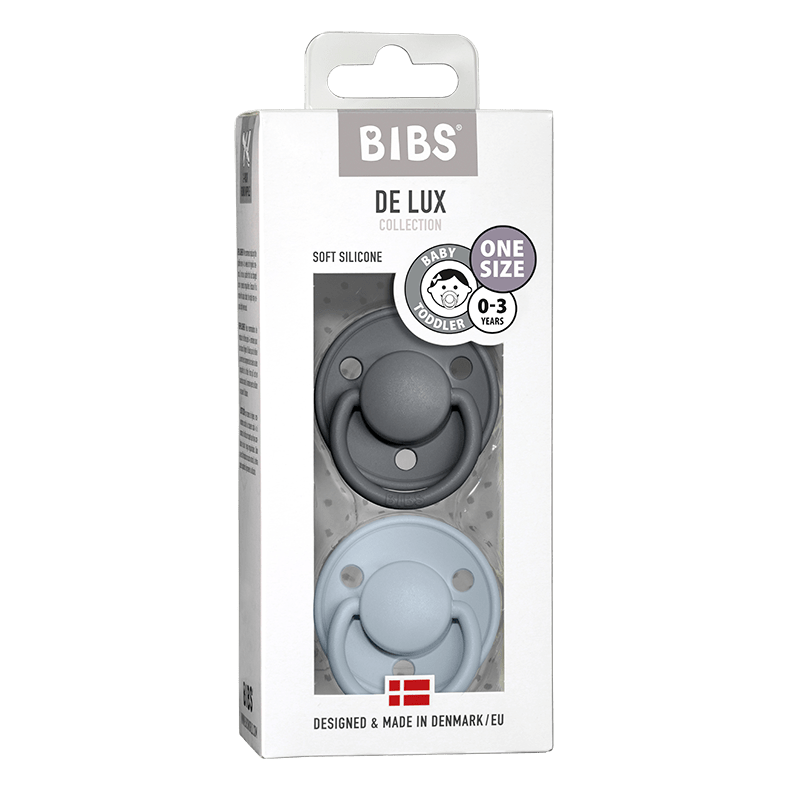 Bibs Baby Accessory BIBS De Lux Silicone 2 Pack - One Size