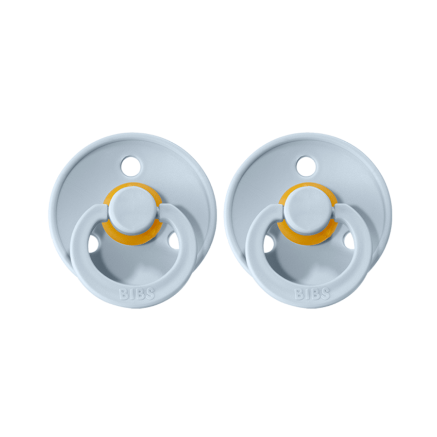 Bibs Baby Care Baby Blue BIBS Pacifier 2 Pack - Size 1 (0-6M)