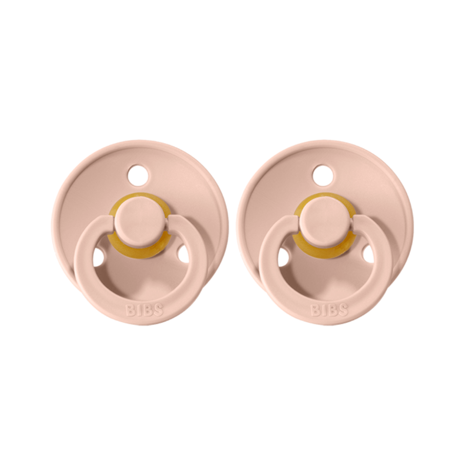 Bibs Baby Care Blush BIBS Pacifier 2 Pack - Size 1 (0-6M)
