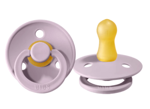 Bibs Baby Care Dusky Lilac BIBS Pacifier 2 Pack - Size 2 (6-18M)
