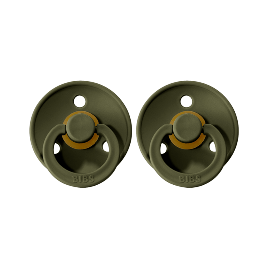 Bibs Baby Care Hunter Green BIBS Pacifier 2 Pack - Size 1 (0-6M)