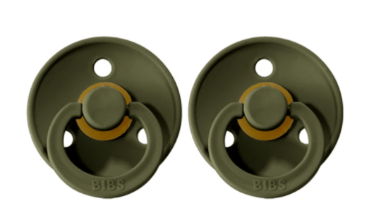 Bibs Baby Care Hunter Green BIBS Pacifier 2 Pack - Size 2 (6-18M)