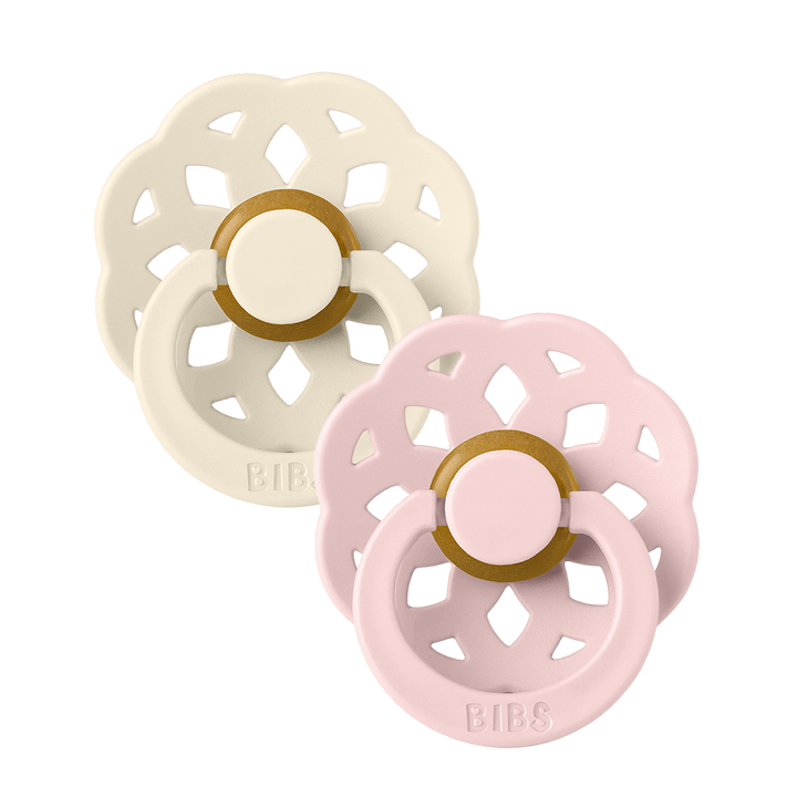 Bibs Baby Care Ivory/Blossom BIBS 'Boheme' 2 Pack - Size 1 (0-6M)
