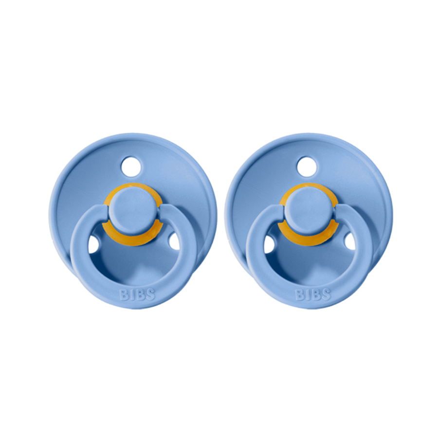 Bibs Baby Care Sky Blue BIBS Pacifier 2 Pack - Size 2 (6-18M)