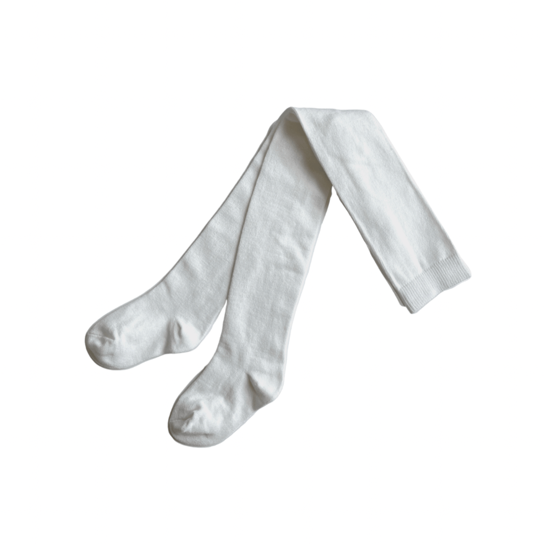 Burrow & Be Accessory Socks Footed Stockings - White