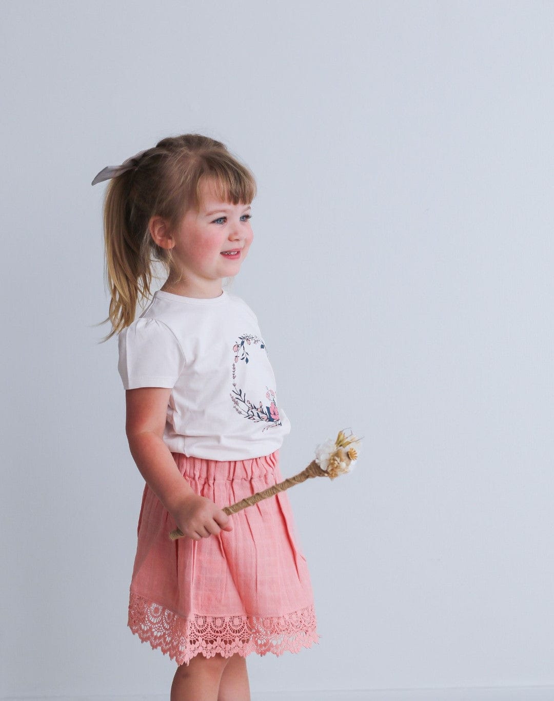 Burrow & Be Girls Tee Girls Fairy Wreath T-Shirt
