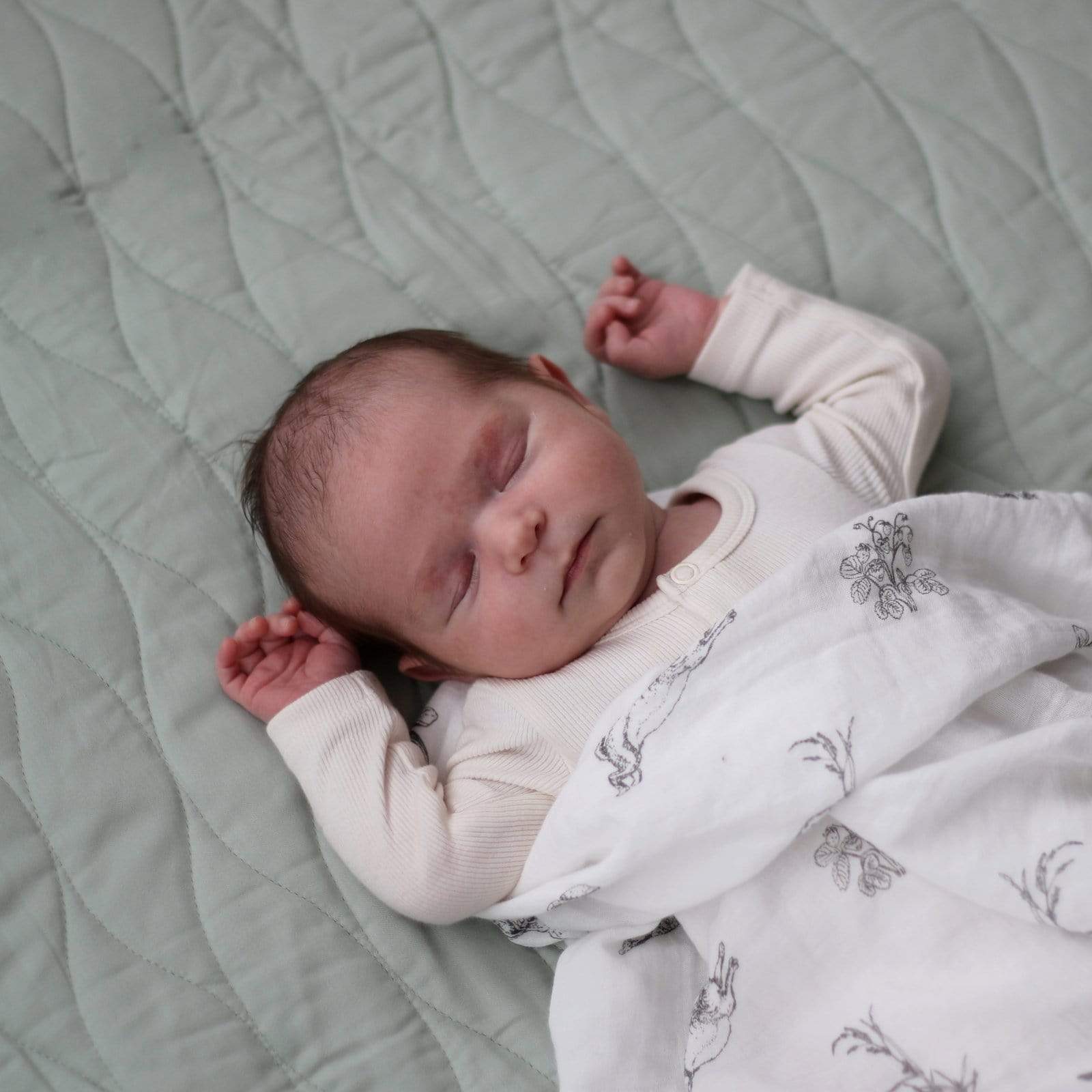 Burrow & Be Linen Blankets Burrow & Be Cot Quilt/Floor Mat