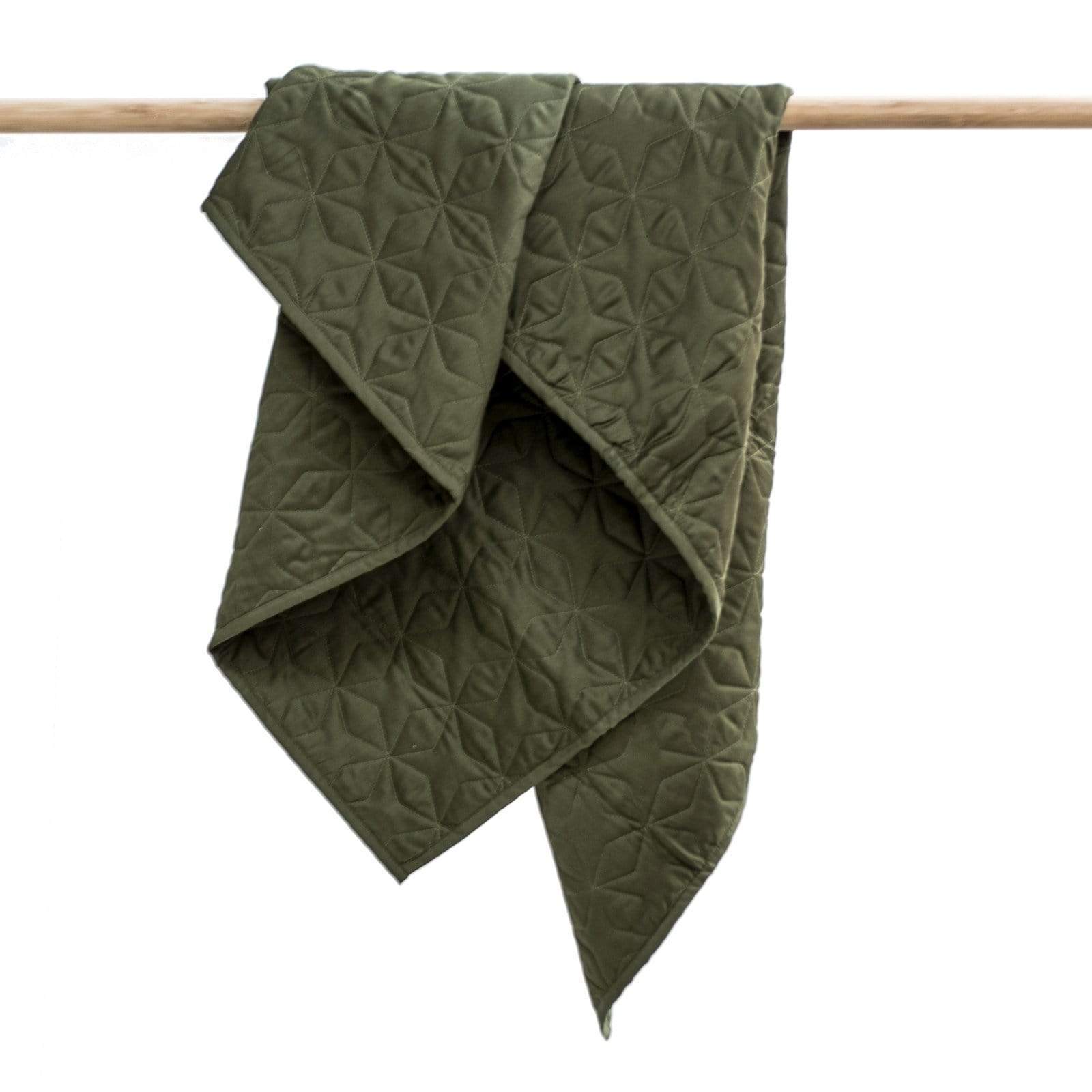 Burrow & Be Linen Blankets Olive Burrow & Be Cot Quilt/Floor Mat