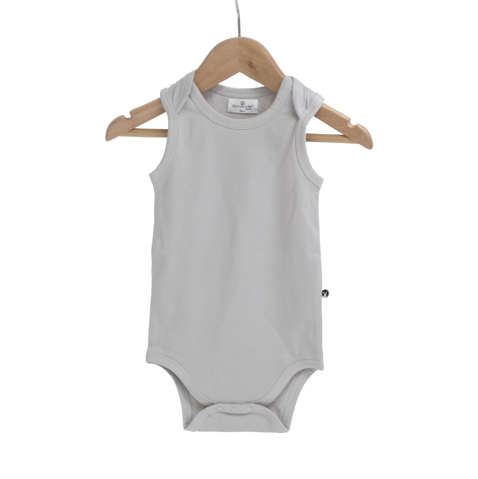 Burrow & Be Unisex Outfit Grey / 3-6M Organic Singlet Onesie